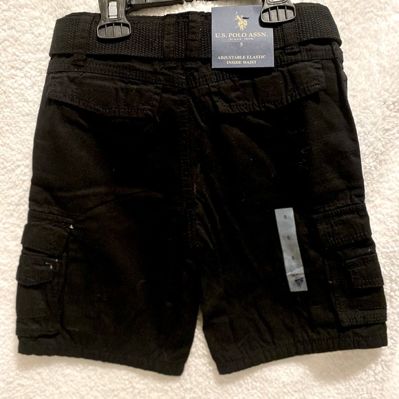 Boys black polo shorts - Picture 2 of 2